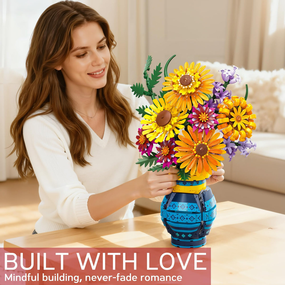 Asoulin Gift box: ready-to-gift sunflower bouquet set