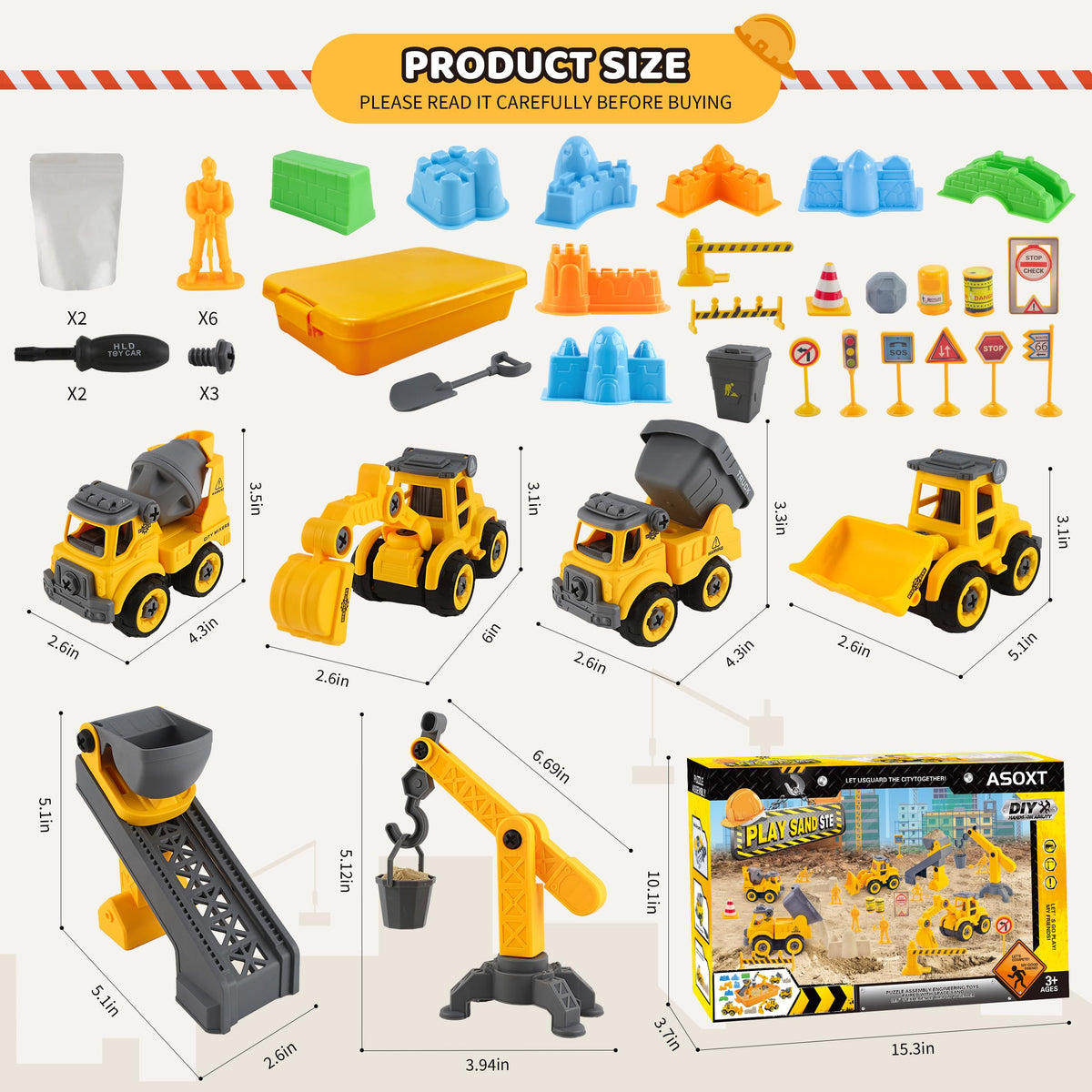 Asoxt portable sandbox with lid helps contain mess during indoor or outdoor play.