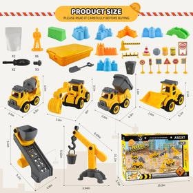 Asoxt portable sandbox with lid helps contain mess during indoor or outdoor play.