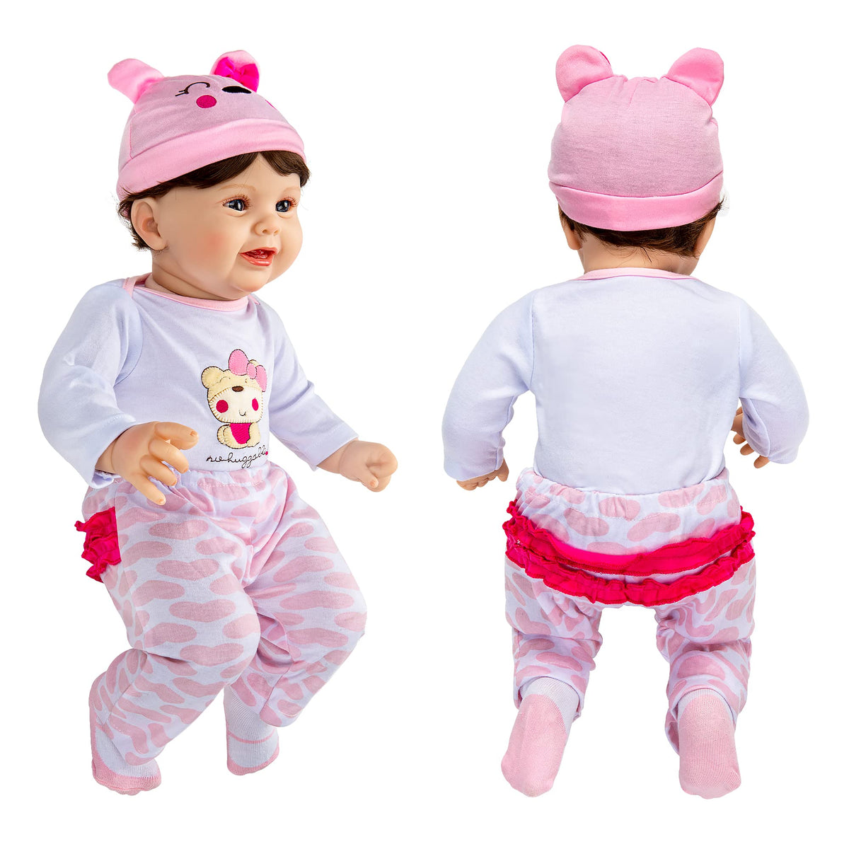 Assistex Reborn Doll 22in weighted body for realistic hugs and soothing touch