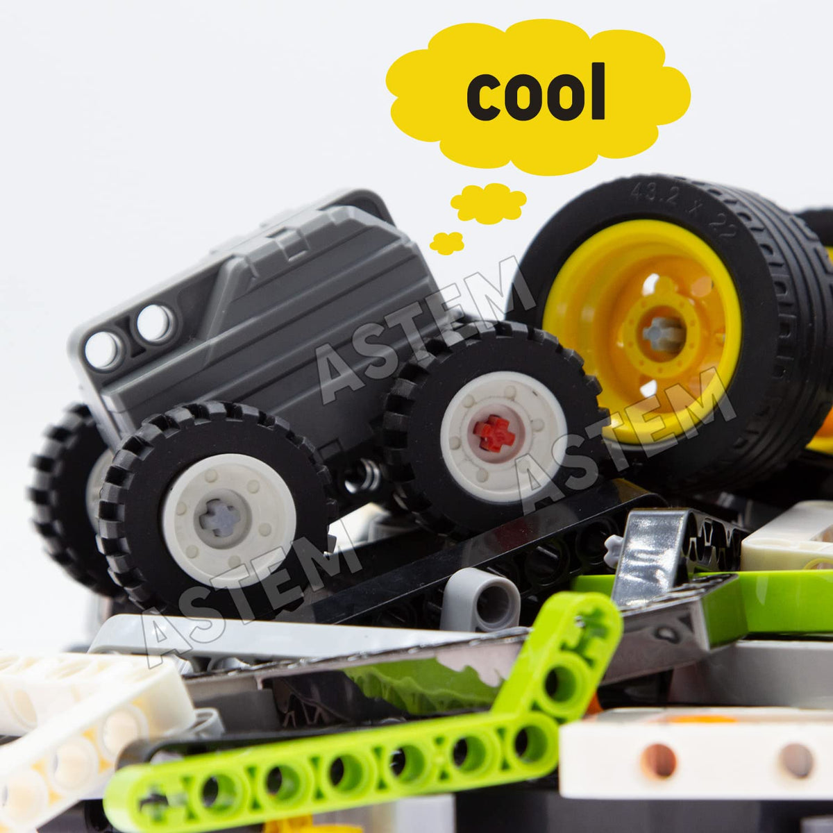 ASTEM components support DIY creative models and experimentation.