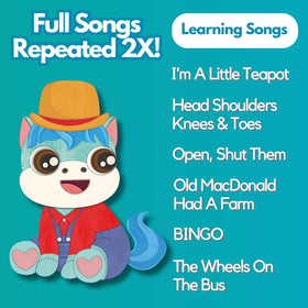 Astro Learns English learning songs front speaker delivers crisp audio