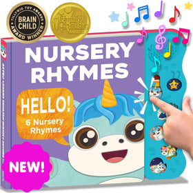 Astro Learns English nursery rhymes front cover invites toddlers to explore music and learning.