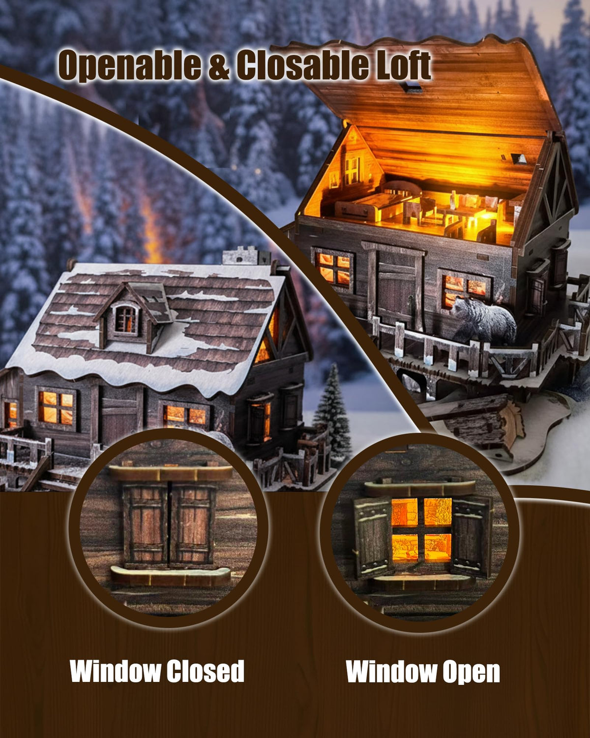 Astshun&co premium plywood winter details emphasize craftsmanship and rustic charm.