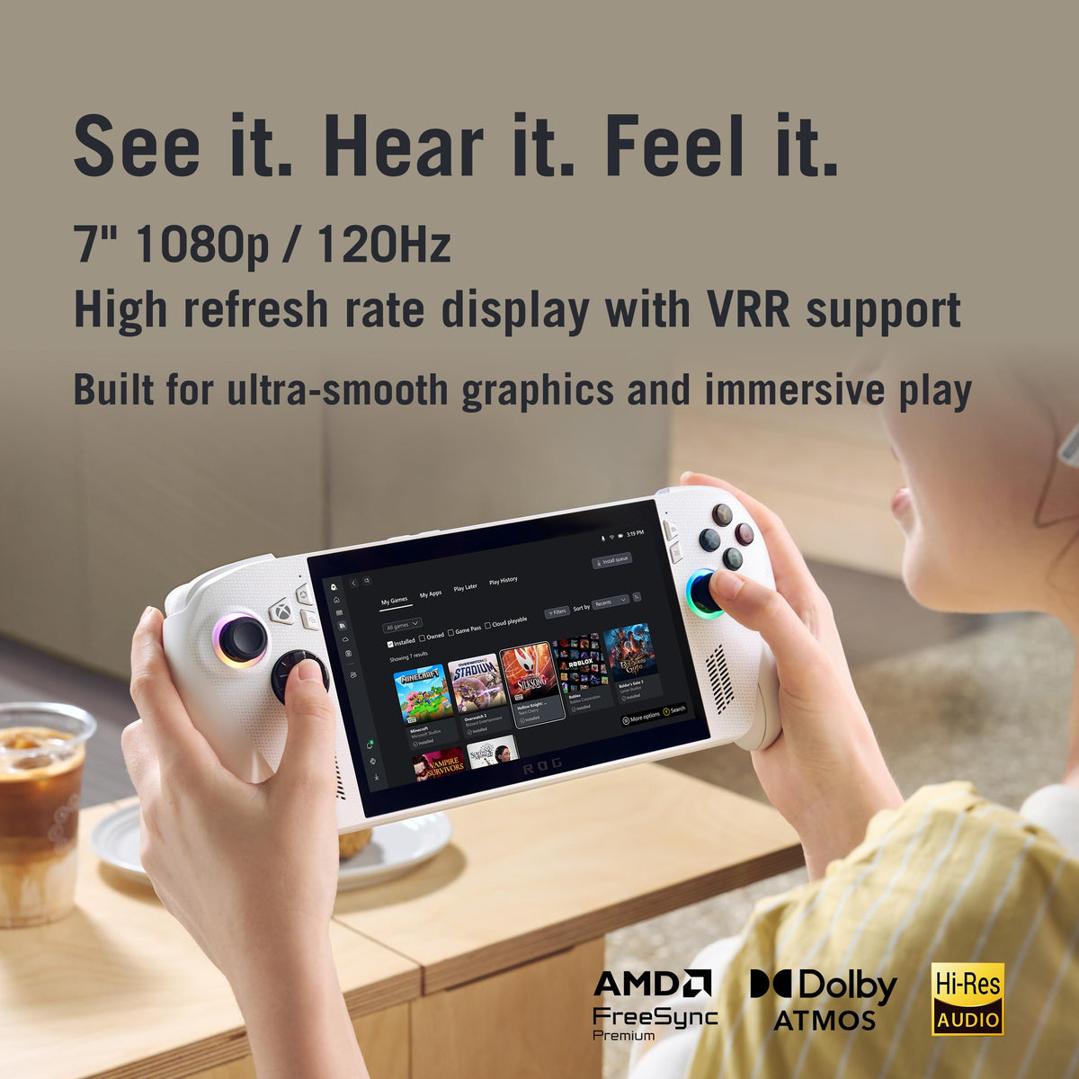 ASUS ROG Xbox Ally 60W fast charging for extended play