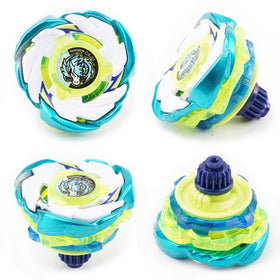 ASVEXKW Battling Set tops pack, eight tops ready for varied play styles.
