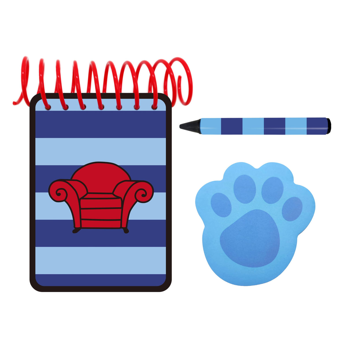ASVP Shop Josh Handy Dandy Notebook front cover with red chair emblem, ideal for fans