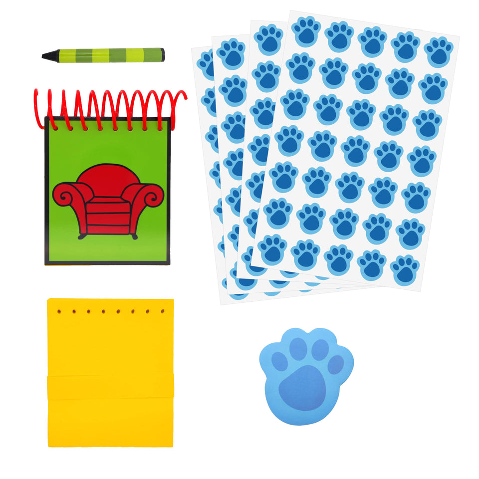 ASVP Shop STEVE notebook with red chair emblem and crayon for nostalgic journaling