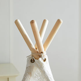 Asweets teepee with carry bag ready for easy transport and storage