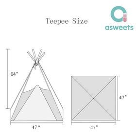 Asweets kids tent portable for indoor or outdoor adventures
