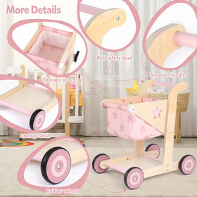 Asweets non-slip brake system on pink walker enables controlled stopping