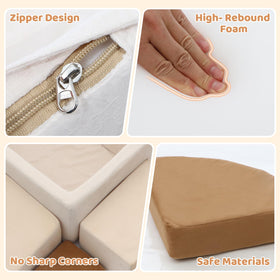 Asweets removable, washable fabric cover simplifies cleaning.