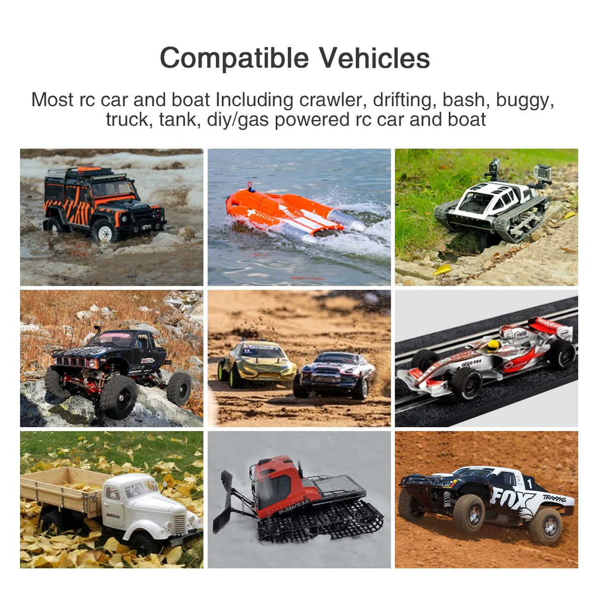 Inside gyro module visualization for stable steering on fast RC cars with R6FG