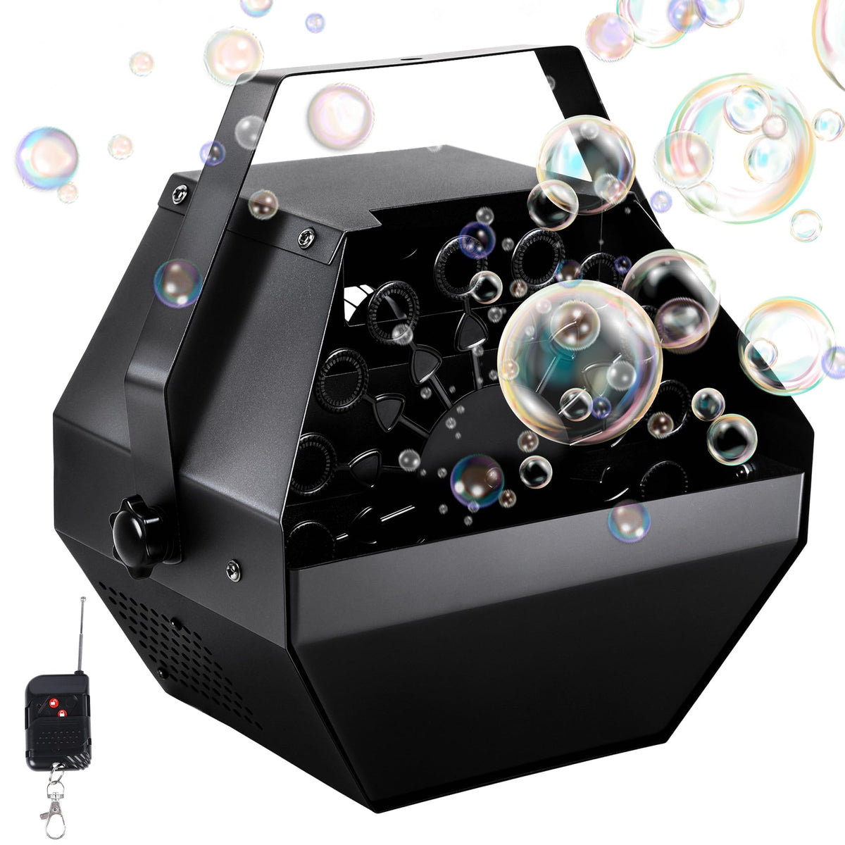 ATDAWN bubble machine with 1L capacity for continuous bubbles.