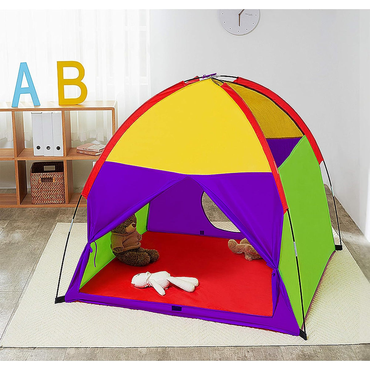 ATDAWN tunnel-door feature enables expandable play with other tents.