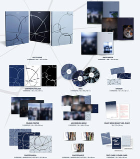 ATEEZ Golden Hour Part.4 Diary Ver folded poster for display and collection.