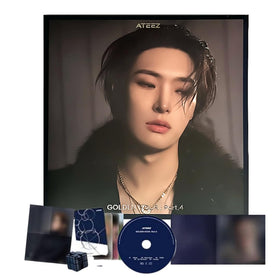 ATEEZ GOLDEN HOUR Part.4 MINGI cover image showing the premium digipack and booklet.