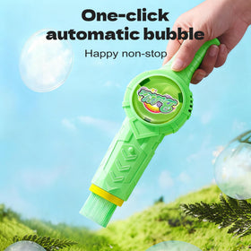 ATG Fog Bubble Machine gloves enabling interactive bubble play and passing