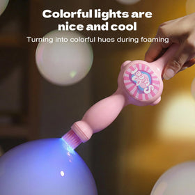 ATG fog bubble machine wand and gloves enable soft, interactive bubble play at events.