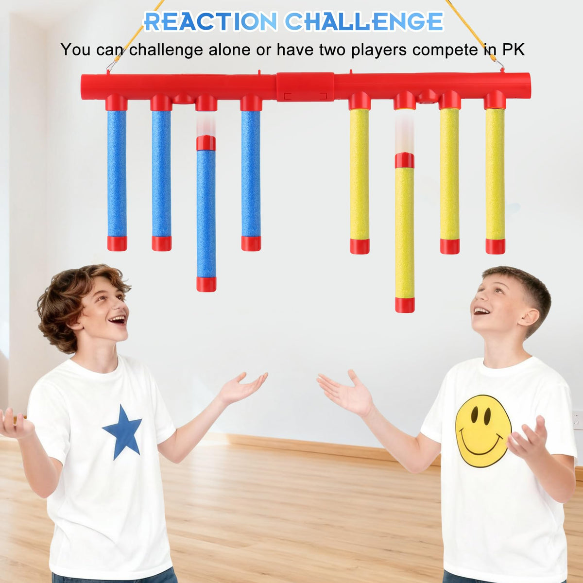 ATG Reflex Drop Sticks game modes including Speed Rush and Precision Test