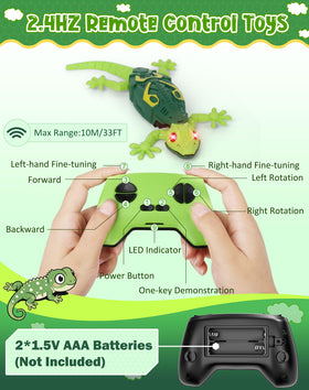ATHLERIA Gecko eco-plastic limbs for durable play.