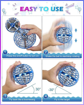 ATHLERIA pink flying orb ball cage safety keeps exploration gentle