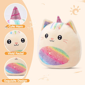Athoinsu unicorn cat pillow horn detail for magical playtime