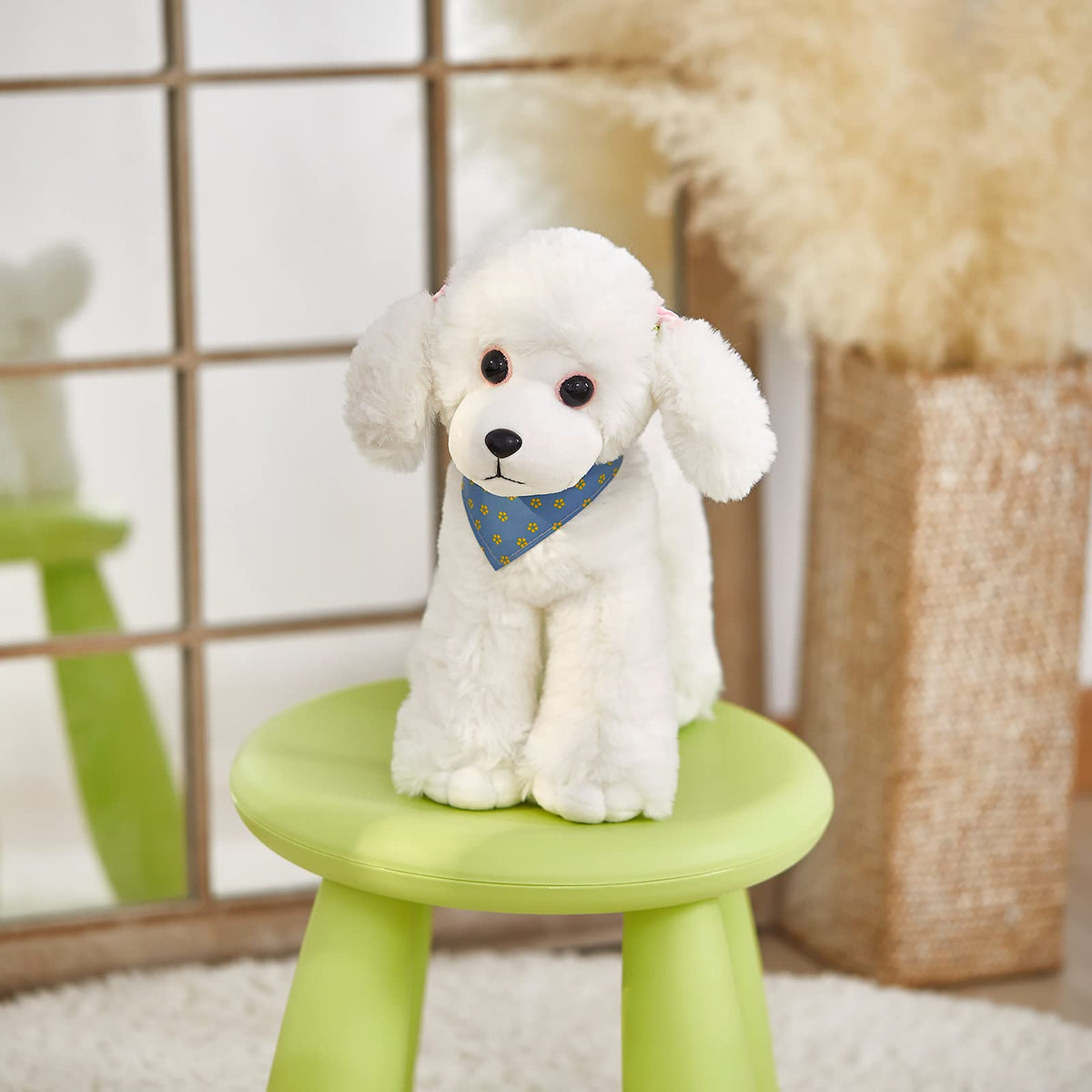 Athoinsu 12-inch poodle plush is perfect for hugs