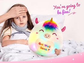 Athoinsu unicorn plush used as charming room decor and gift