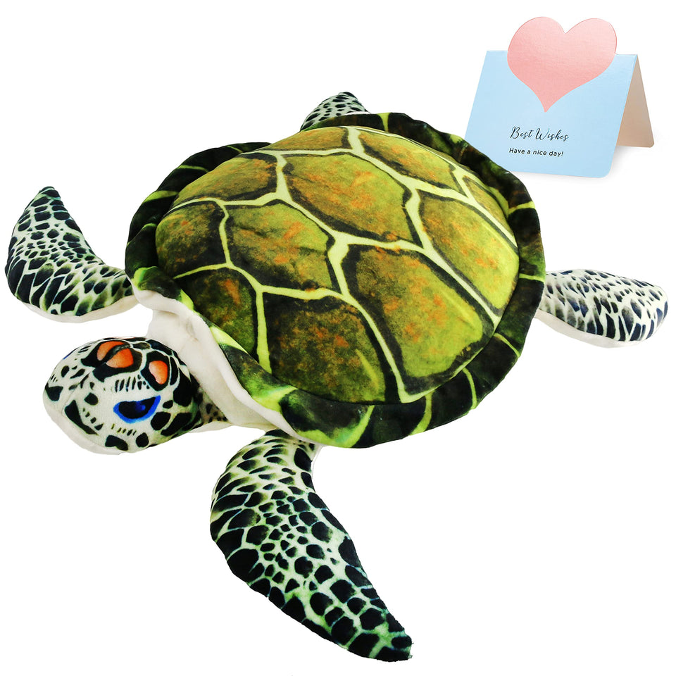 Athoinsu sea turtle plush, 18 inches, a cuddly companion for kids and adults