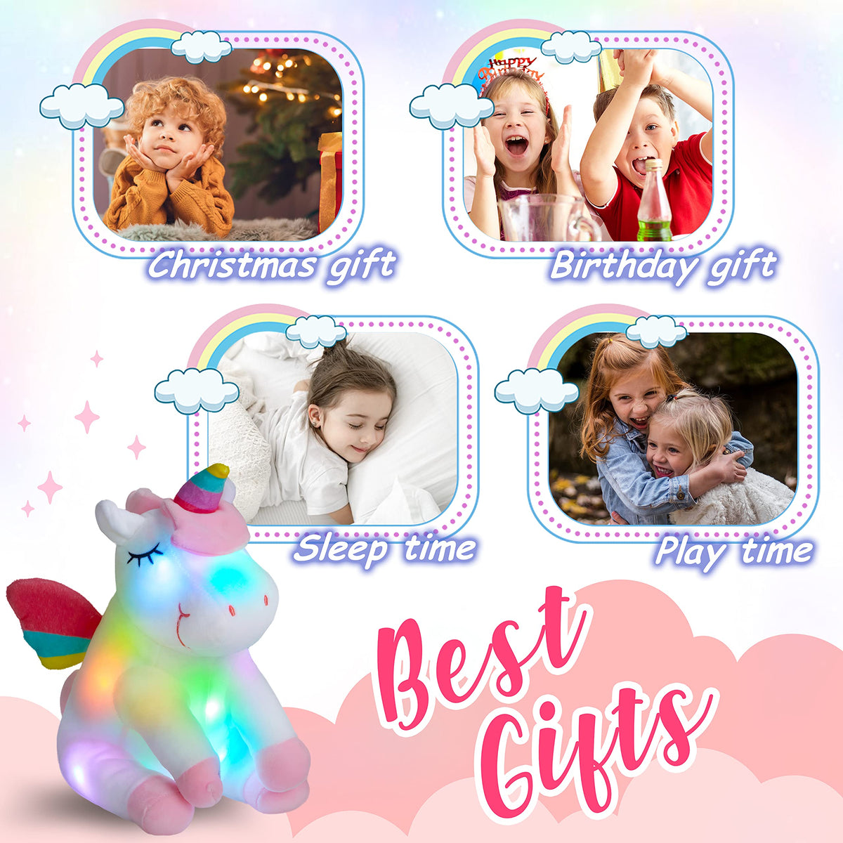 Athoinsu unicorn makes charming party decor or a gift, ideal for birthdays