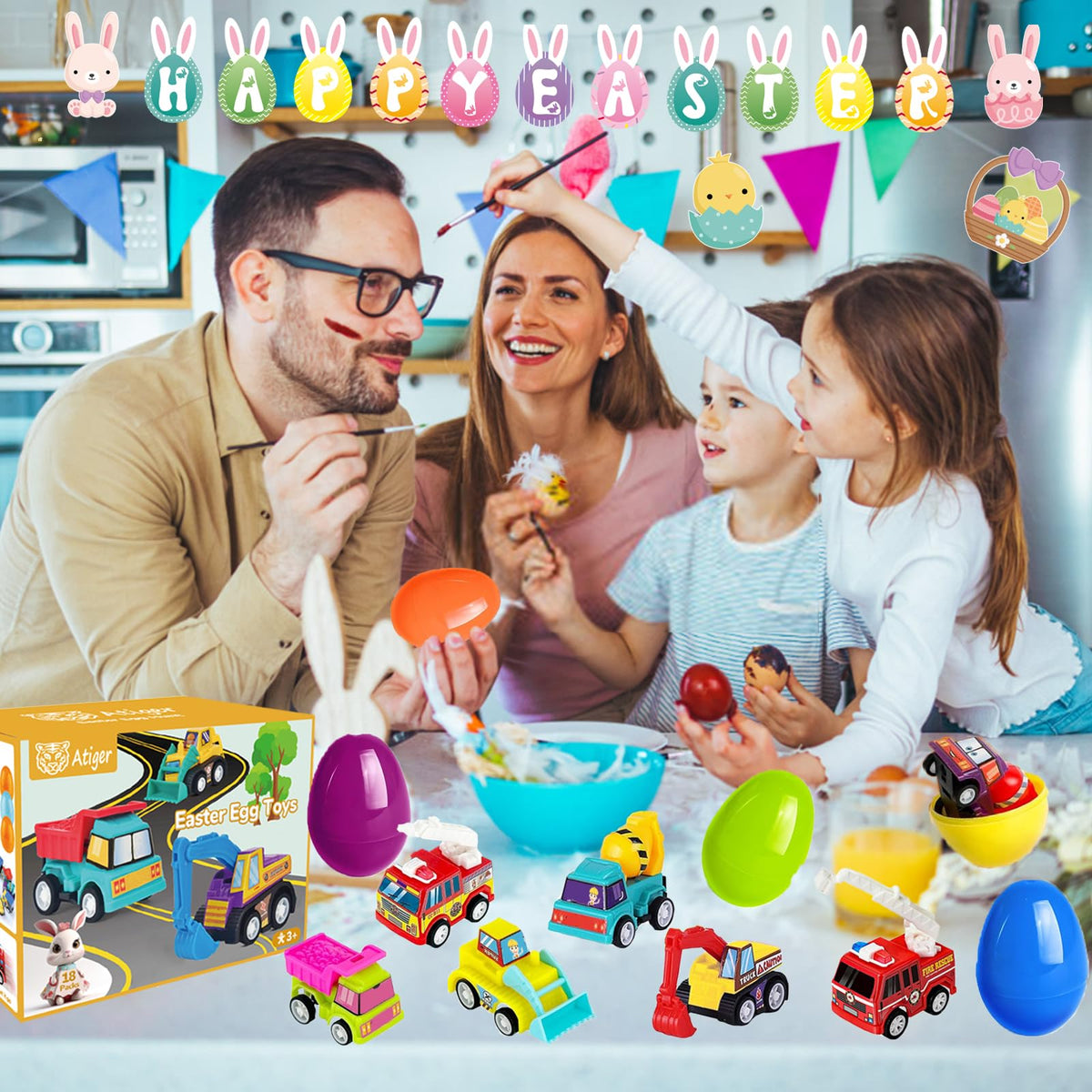 Atiger Easter gifts for kids suit classrooms, parties, and family egg hunts.