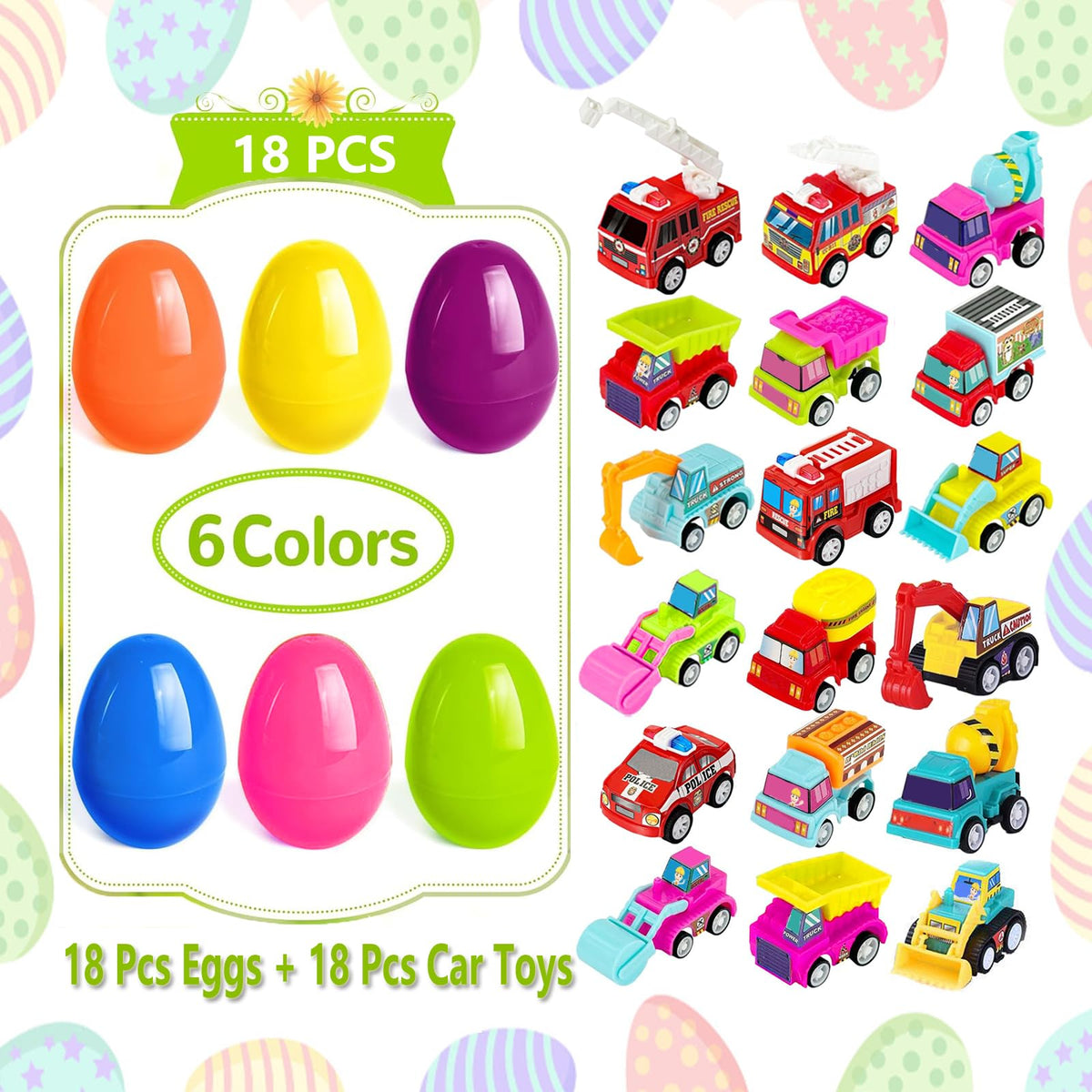 Atiger variegated eggs help kids spot colors easily during Easter egg hunts.