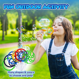 Atlasonix bubble wands with heart designs spark joyful family bubble play
