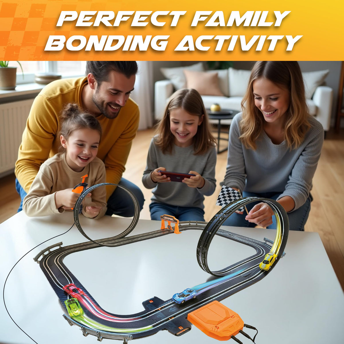 Atlasonix track twists challenge young racers during fast laps
