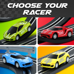 Atlasonix kids enjoying fast-paced racing on the track