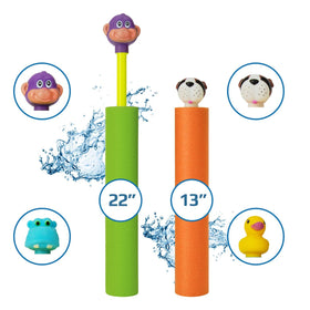 Atlasonix water squirter for backyard play with quick spray