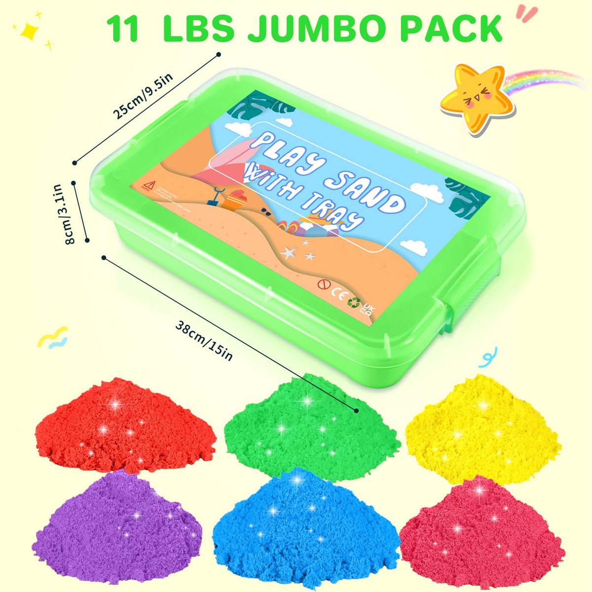 Kids shaping sand into castles with AtMini sand to boost creativity.