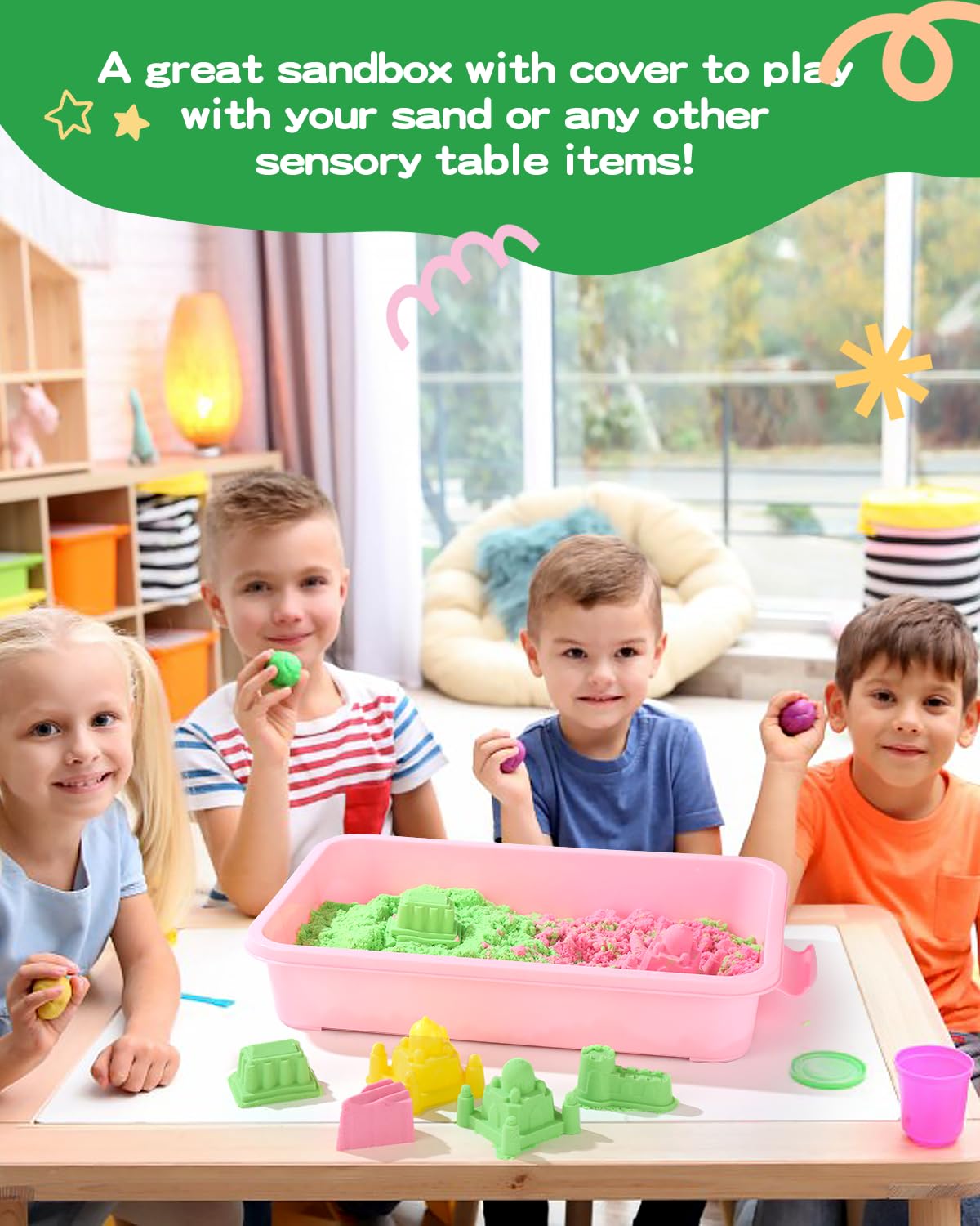 AtMini classroom-ready sensory bin, durable and simple to clean between sessions
