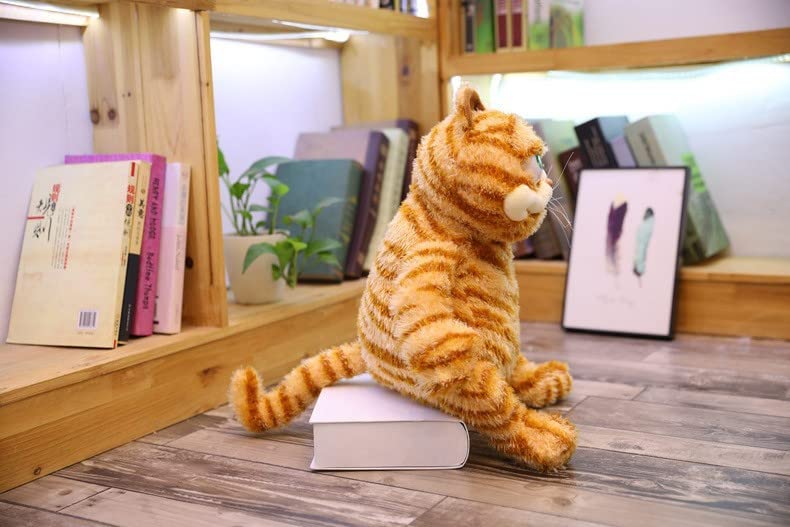 ATOKNG Soft fabric cat plush close-up, durable and cuddle-worthy.