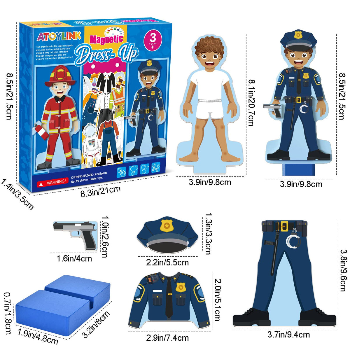 Atoylink bright, safe wooden toys promote early learning through pretend play