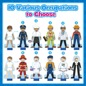 Atoylink magnetic outfits and accessories arranged for easy matching and role play