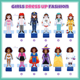 Atoylink magnetic outfits and accessories keep playtime organized and reusable