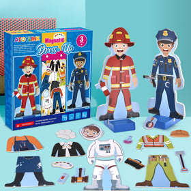 Atoylink occupations set featuring policeman, doctor, fireman and more