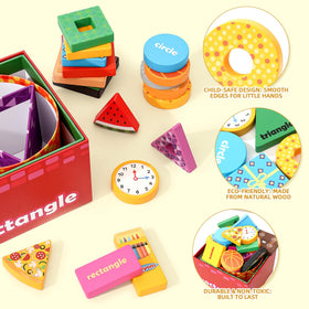 Atoylink rectangle sorter encourages problem solving through nesting play