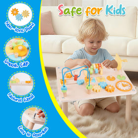 ATOYUS table clock helps kids learn time concepts through play.