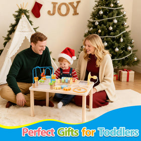 ATOYUS door-key station fosters pretend play and dexterity.