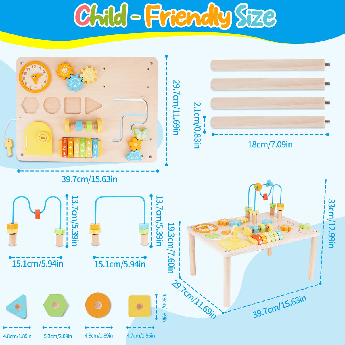ATOYUS screw-nut station builds fine motor and problem-solving.
