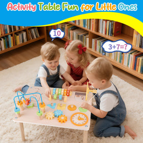 ATOYUS table shape sorter supports early recognition and dexterity.