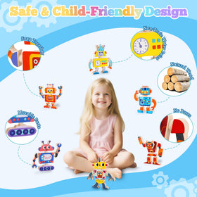 Rounded edges ensure safe handling on ATOYUS wooden toy